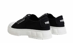 Damen Viron 1968 Black Canvas Toe-Cap Low