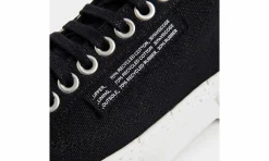 Damen Viron 1968 Black Canvas Toe-Cap Low