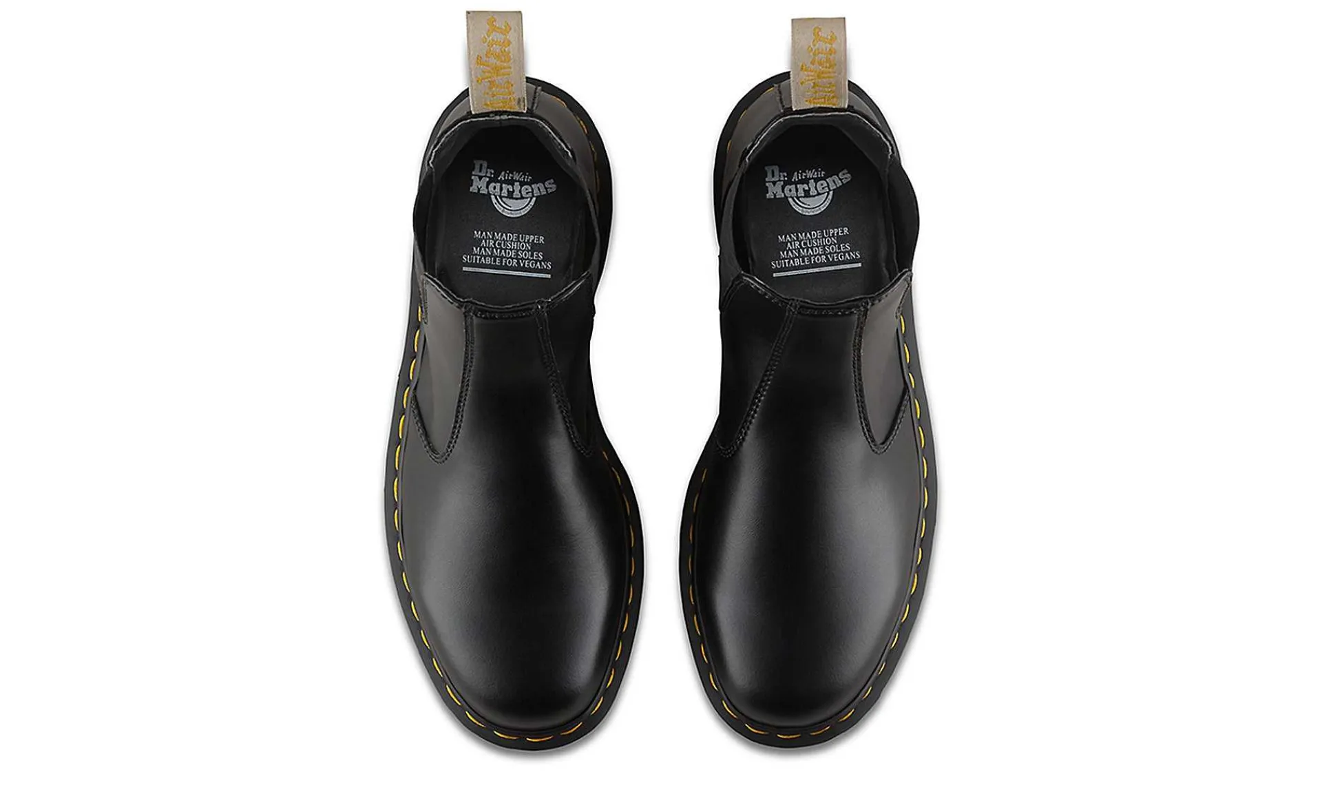 Damen Dr. Martens 2976 Chelsea Boot Black Felix Rub Off