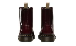 Damen Dr. Martens 1460 8-Eye Boot Cherry Red Oxford Rub Off