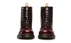 Damen Dr. Martens 1460 8-Eye Boot Cherry Red Oxford Rub Off