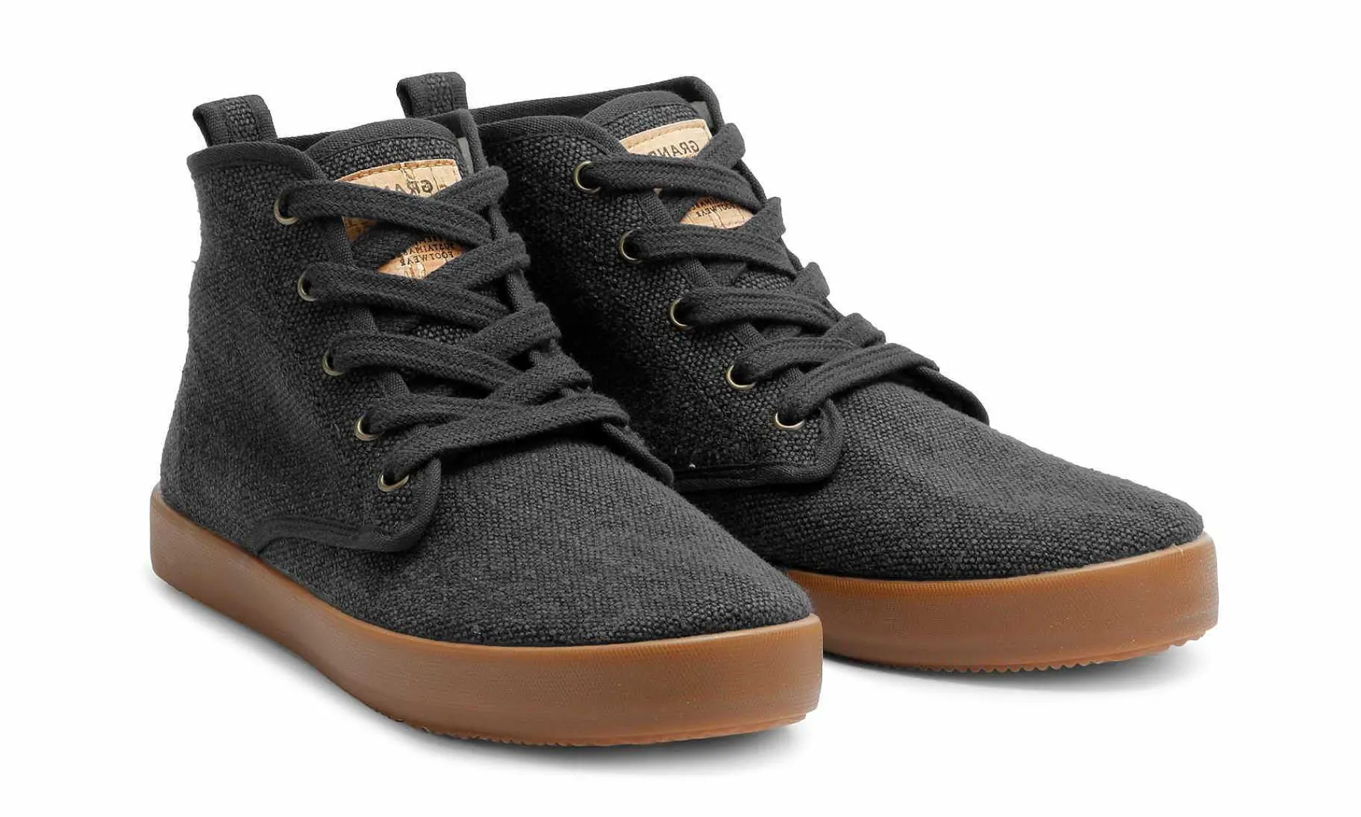 Herren Grand Step Shoes Adam Hemp Black