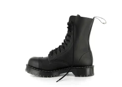 Damen Vegetarian Shoes Airseal 10 Eye Boot Black