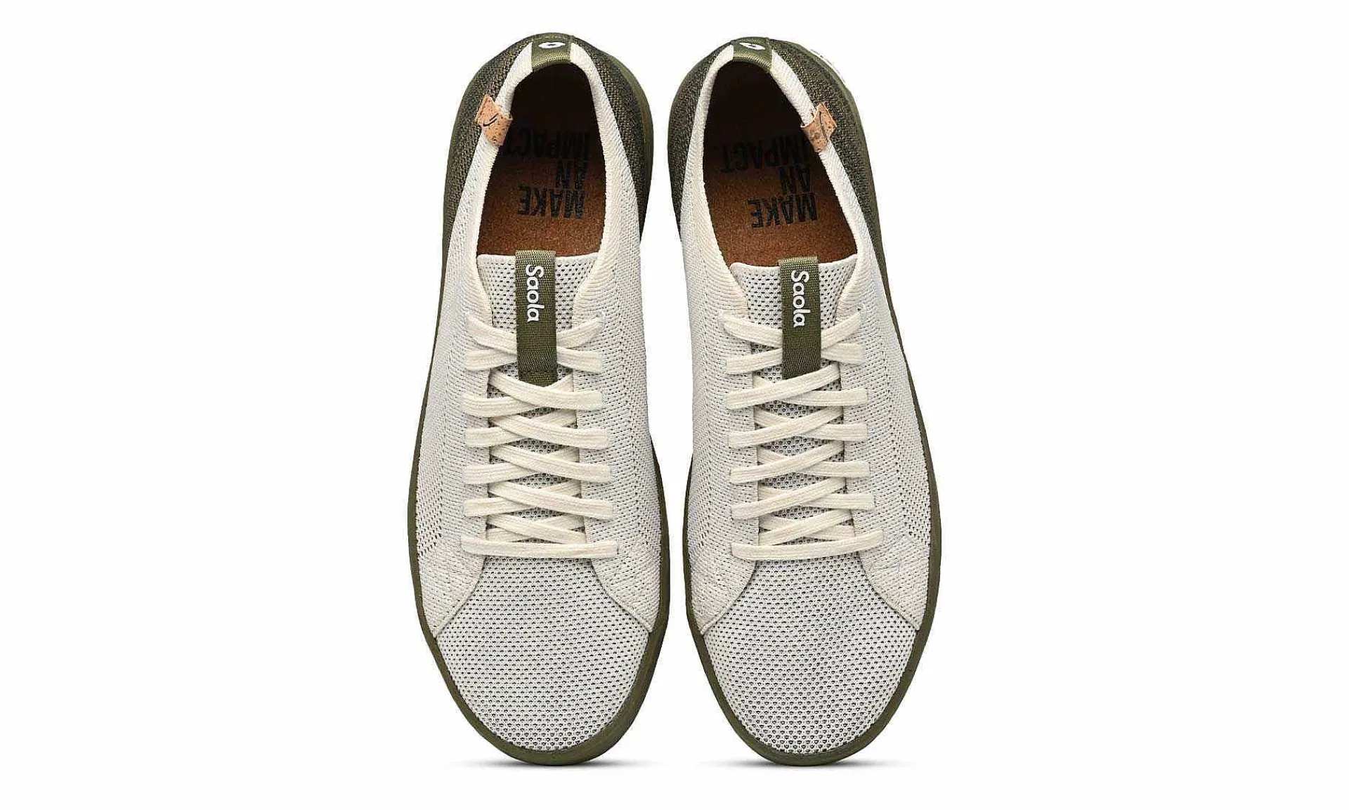 Herren SAOLA Cannon Knit 2.0 White/Burnt Olive