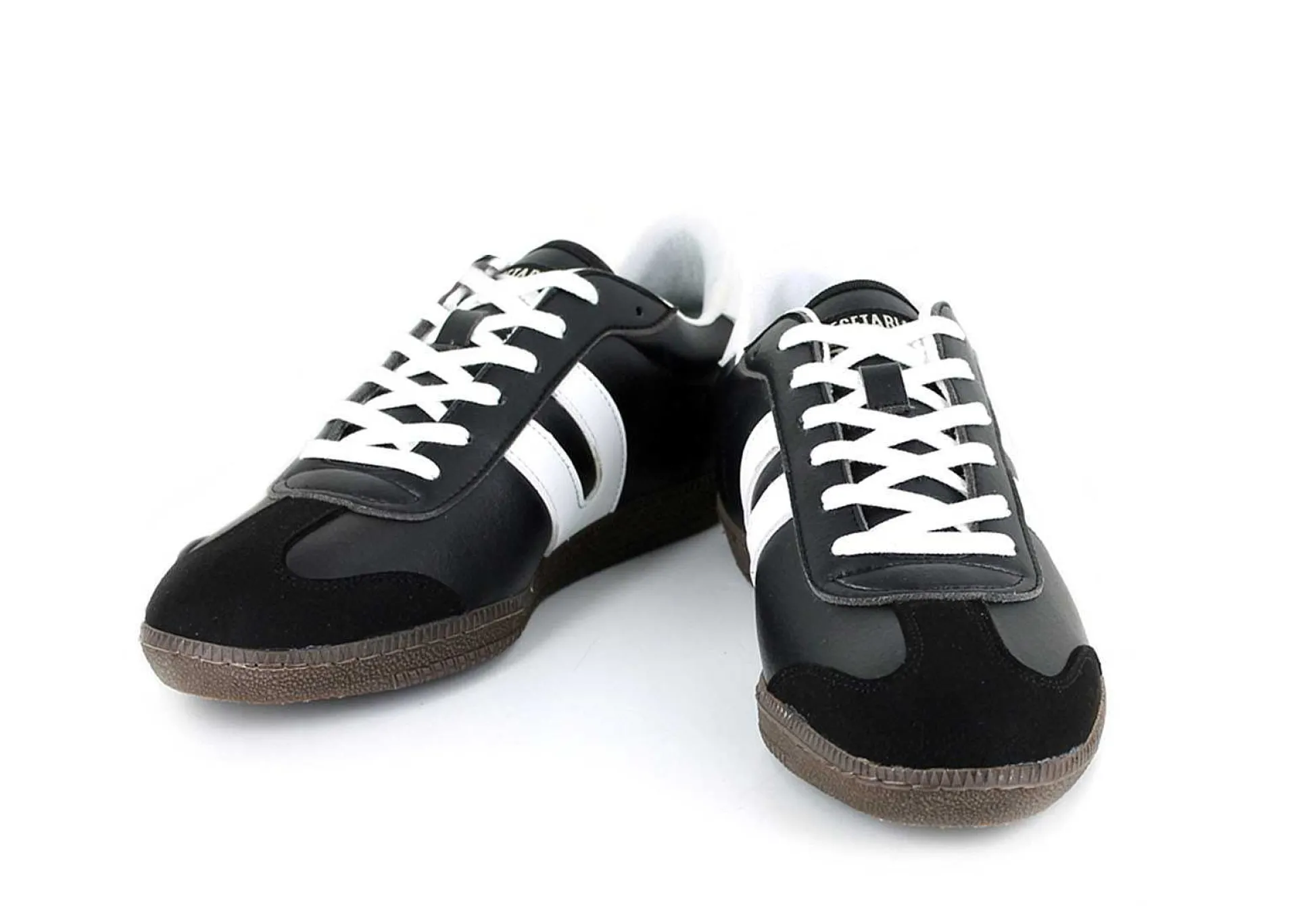 Damen Vegetarian Shoes Cheatah Black