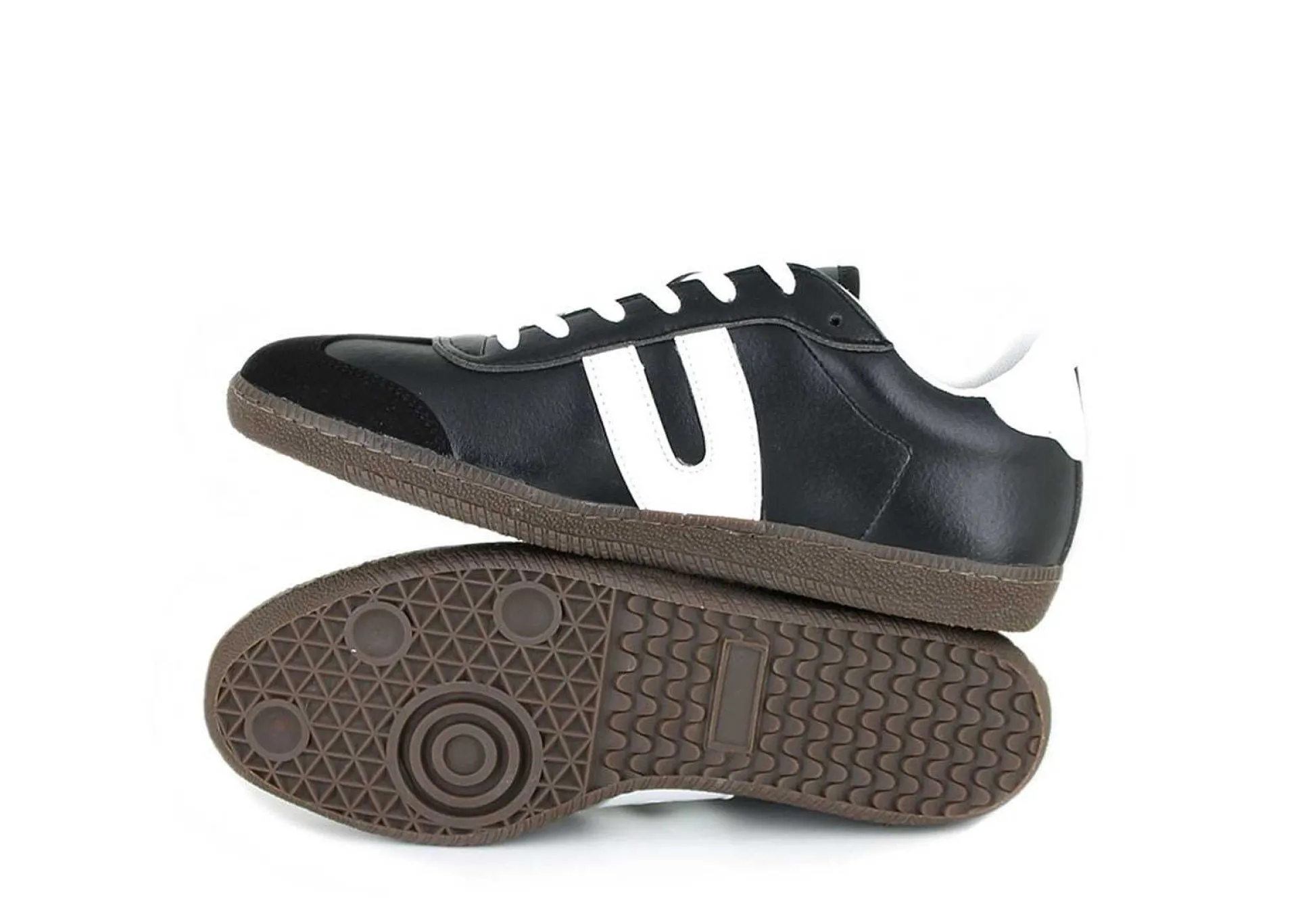 Damen Vegetarian Shoes Cheatah Black