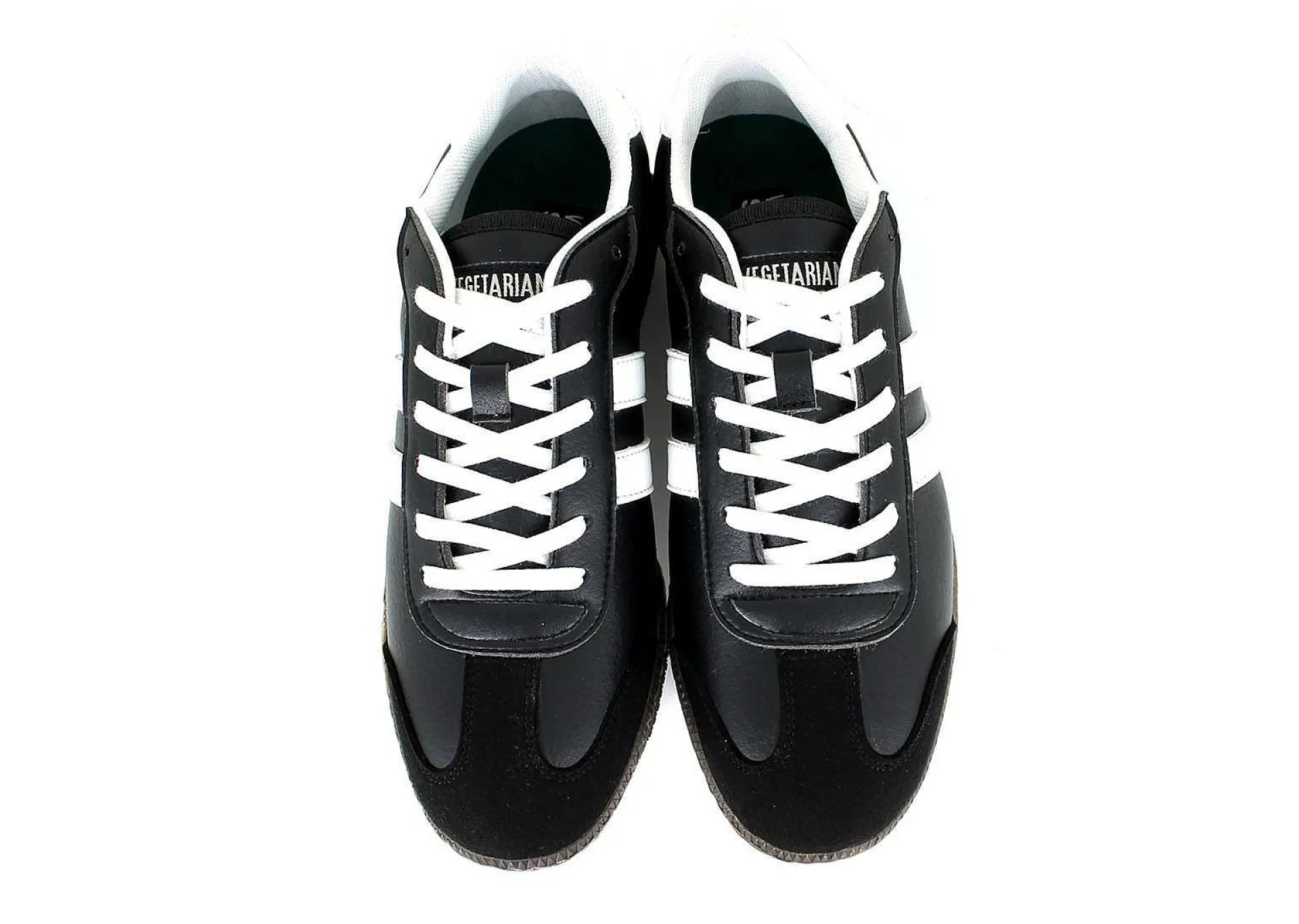Damen Vegetarian Shoes Cheatah Black