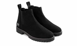Damen 8000kicks Crossover Hemp Chelsea Boot Black