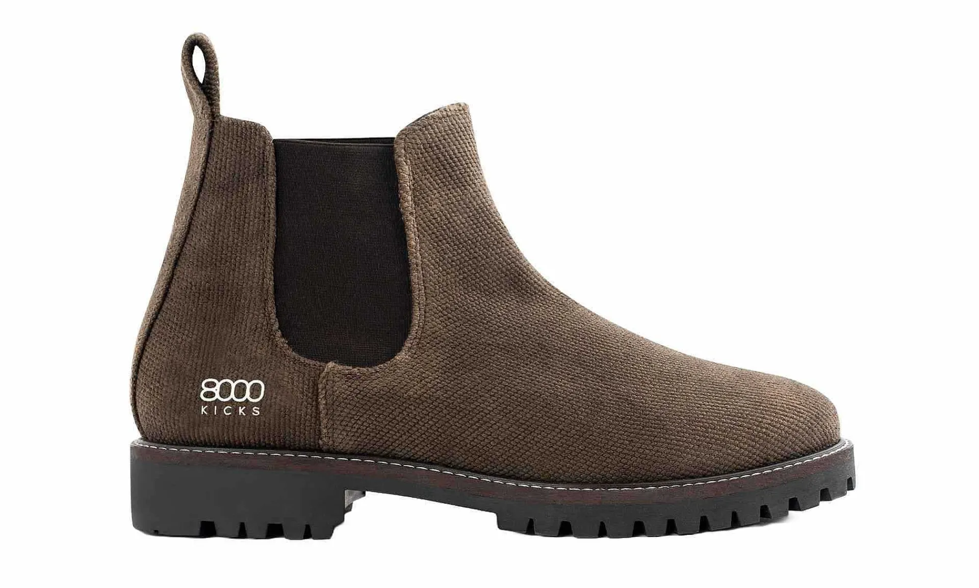 Damen 8000kicks Crossover Hemp Chelsea Boot Brown