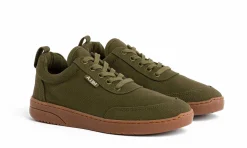 Damen Melawear Damen Sneaker Yala Olivgrun/Gum