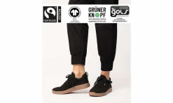 Damen Melawear Damen Sneaker Yala Schwarz/Gum