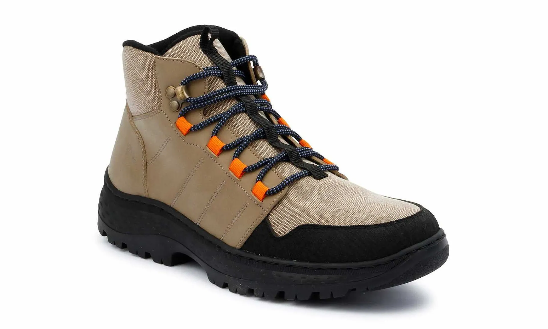Damen Grand Step Shoes Hiking High Vegan Beige-Multi
