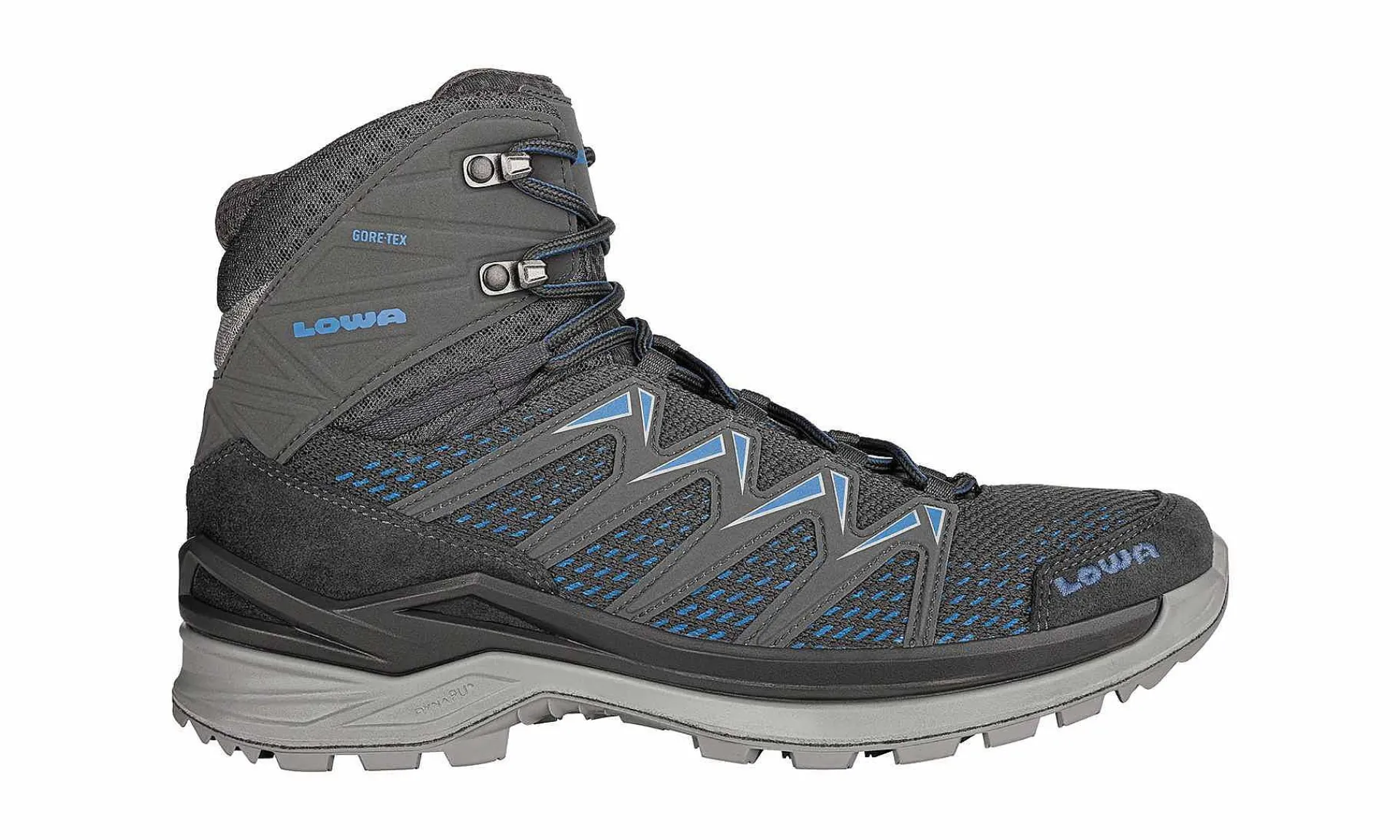 Herren LOWA Innox Pro Gtx Mid Anthrazit/Blau