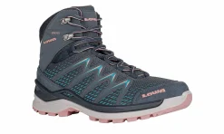 Damen LOWA Innox Pro Gtx Mid Ws Stahlblau/Rose