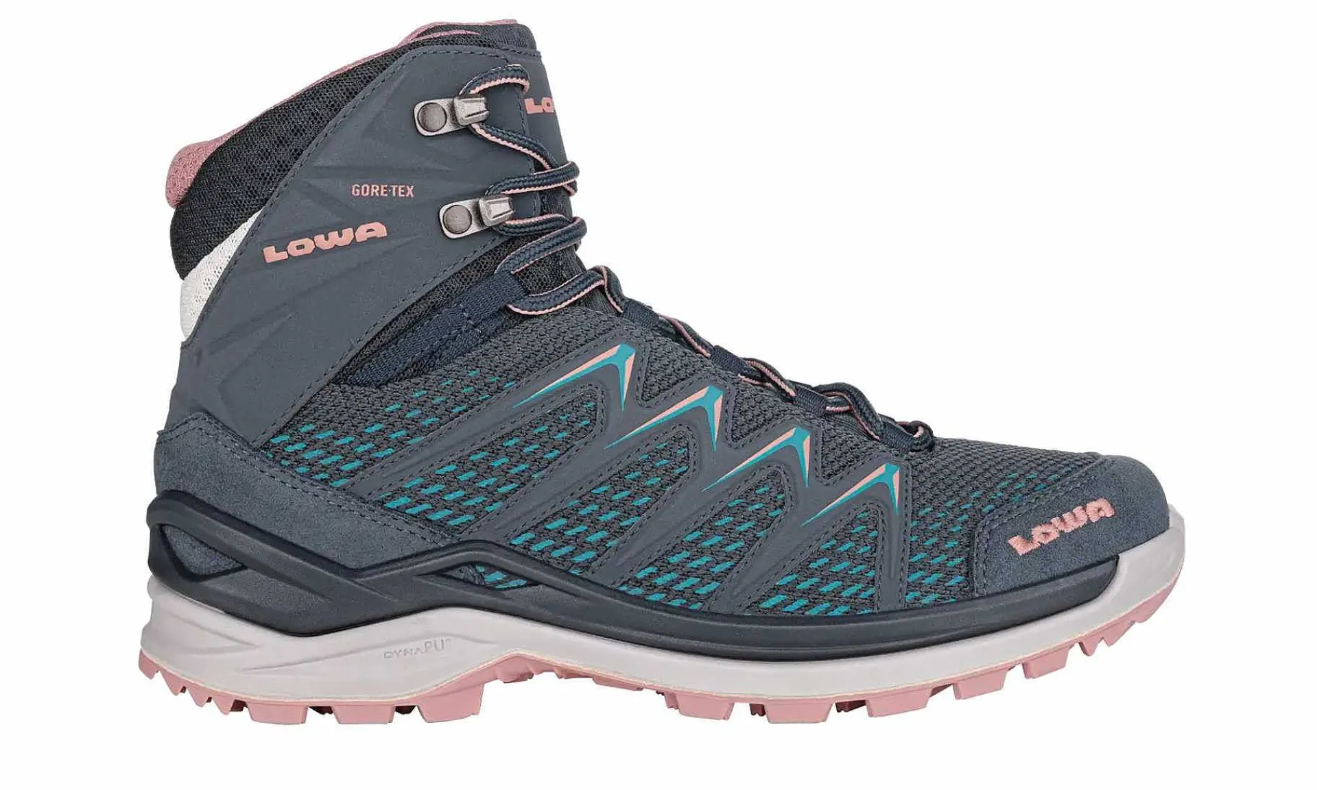 Damen LOWA Innox Pro Gtx Mid Ws Stahlblau/Rose