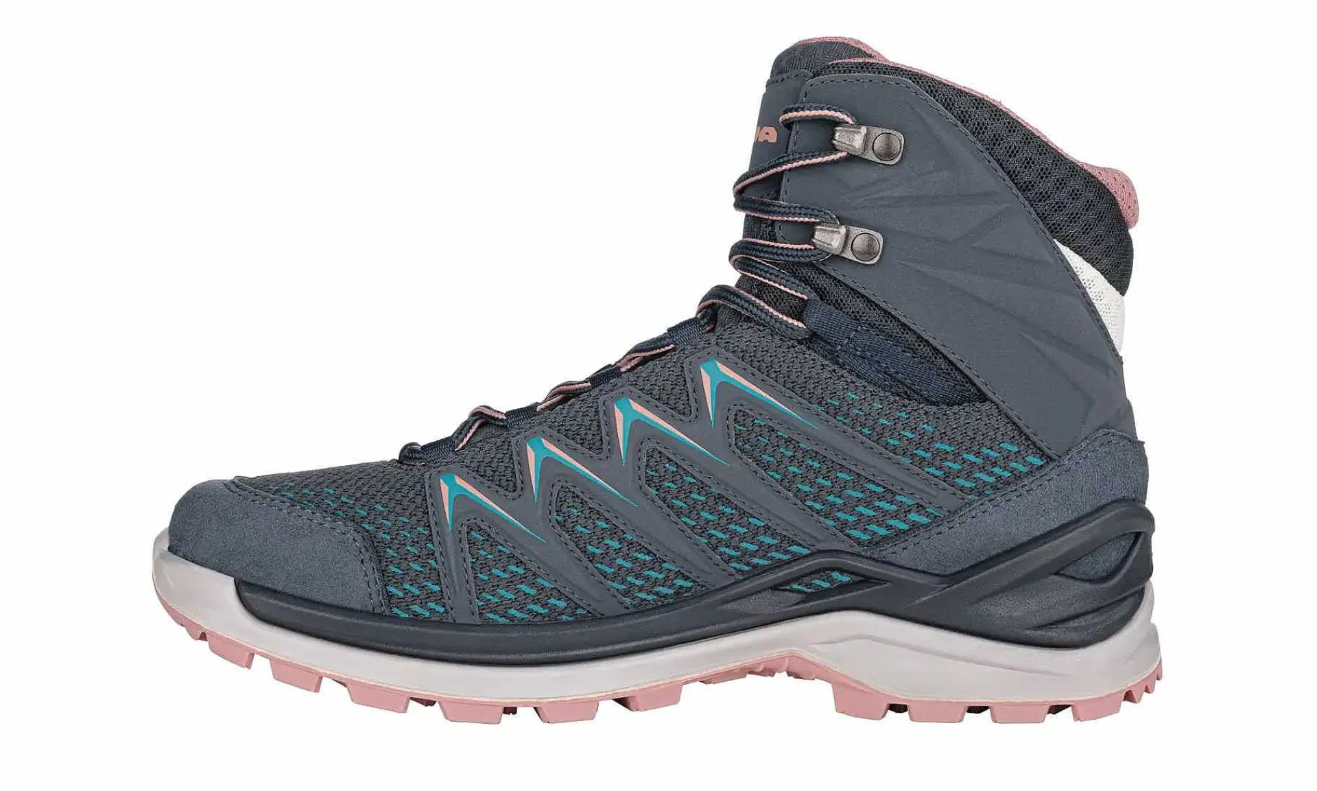 Damen LOWA Innox Pro Gtx Mid Ws Stahlblau/Rose