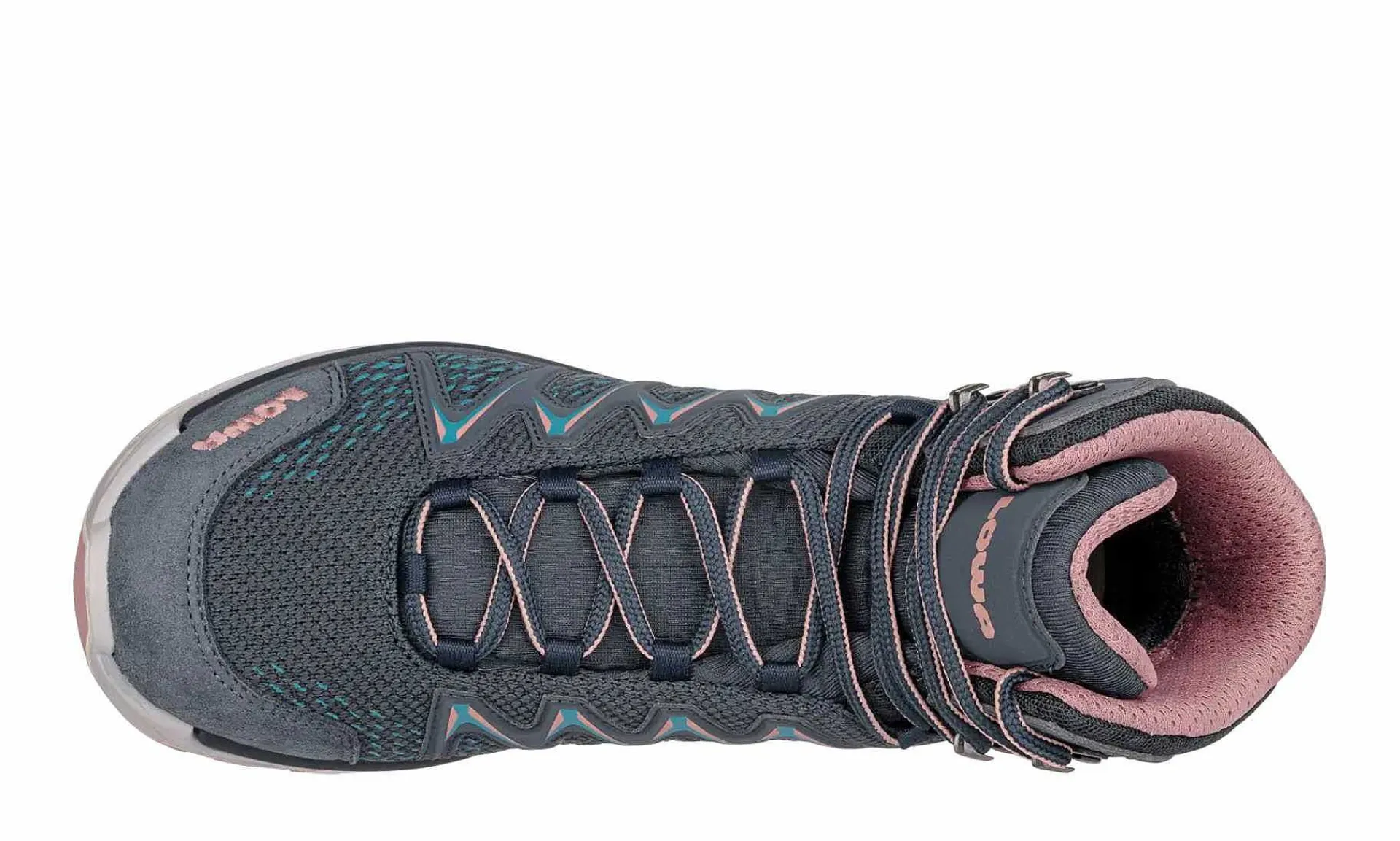 Damen LOWA Innox Pro Gtx Mid Ws Stahlblau/Rose