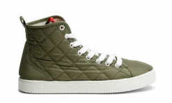 Damen Grand Step Shoes Isa High Top Sneaker Olive