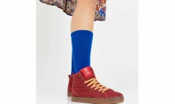 Damen Grand Step Shoes Isa High Top Sneaker Wine
