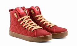 Damen Grand Step Shoes Isa High Top Sneaker Wine