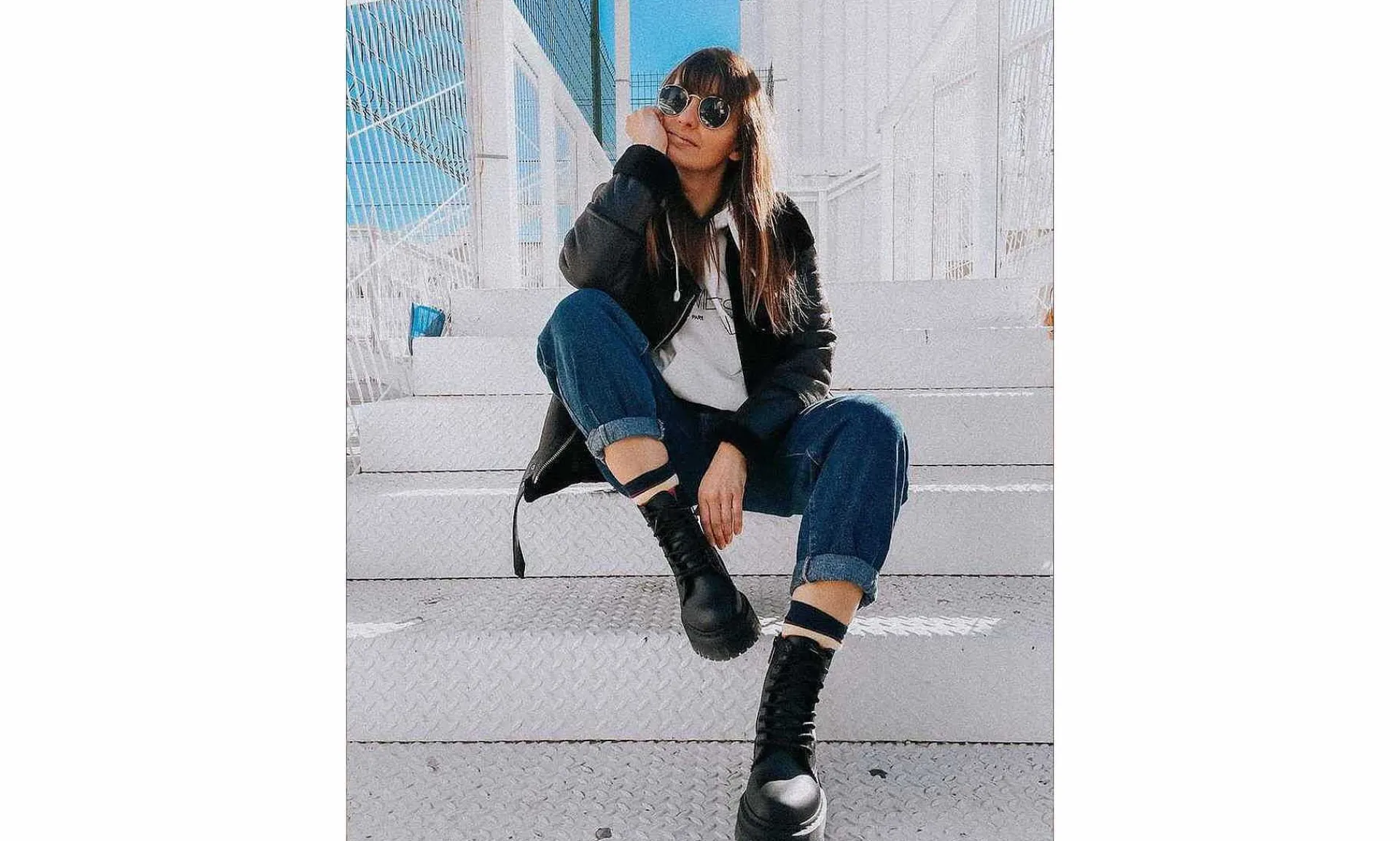 Damen Dr. Martens Jadon Ii Mono Felix Rub Off