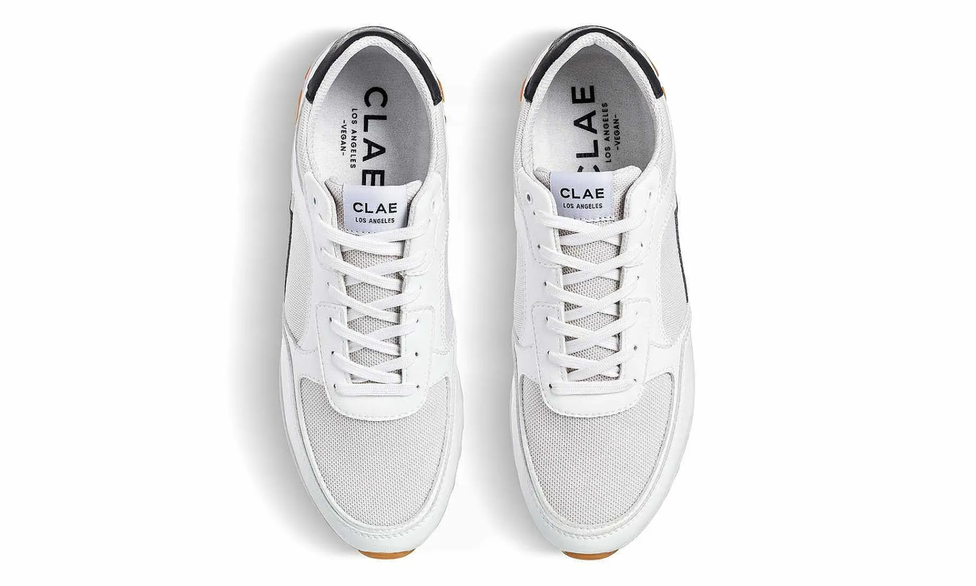 Damen Clae Joshua White Black Vegan