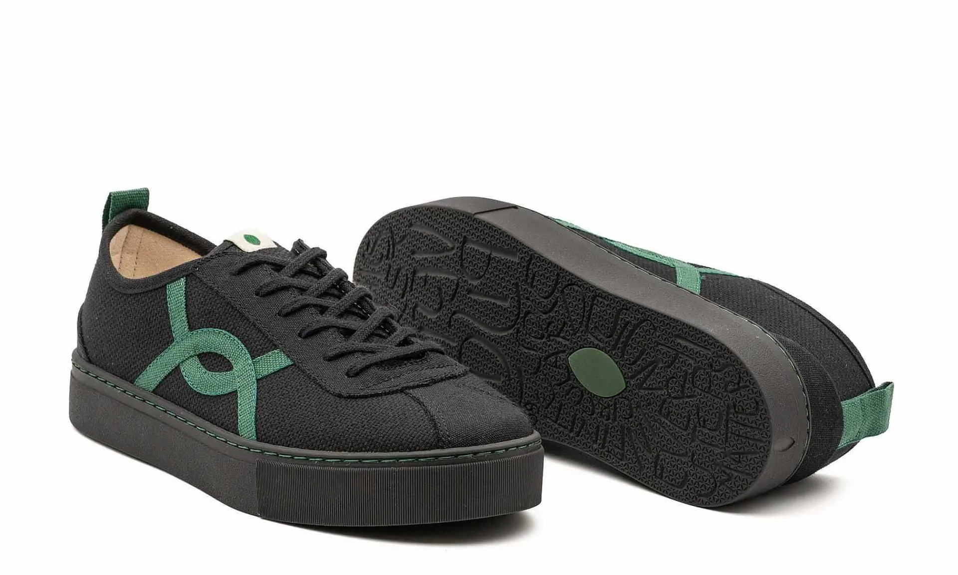 Damen Vesica Piscis Kafka All Black Green