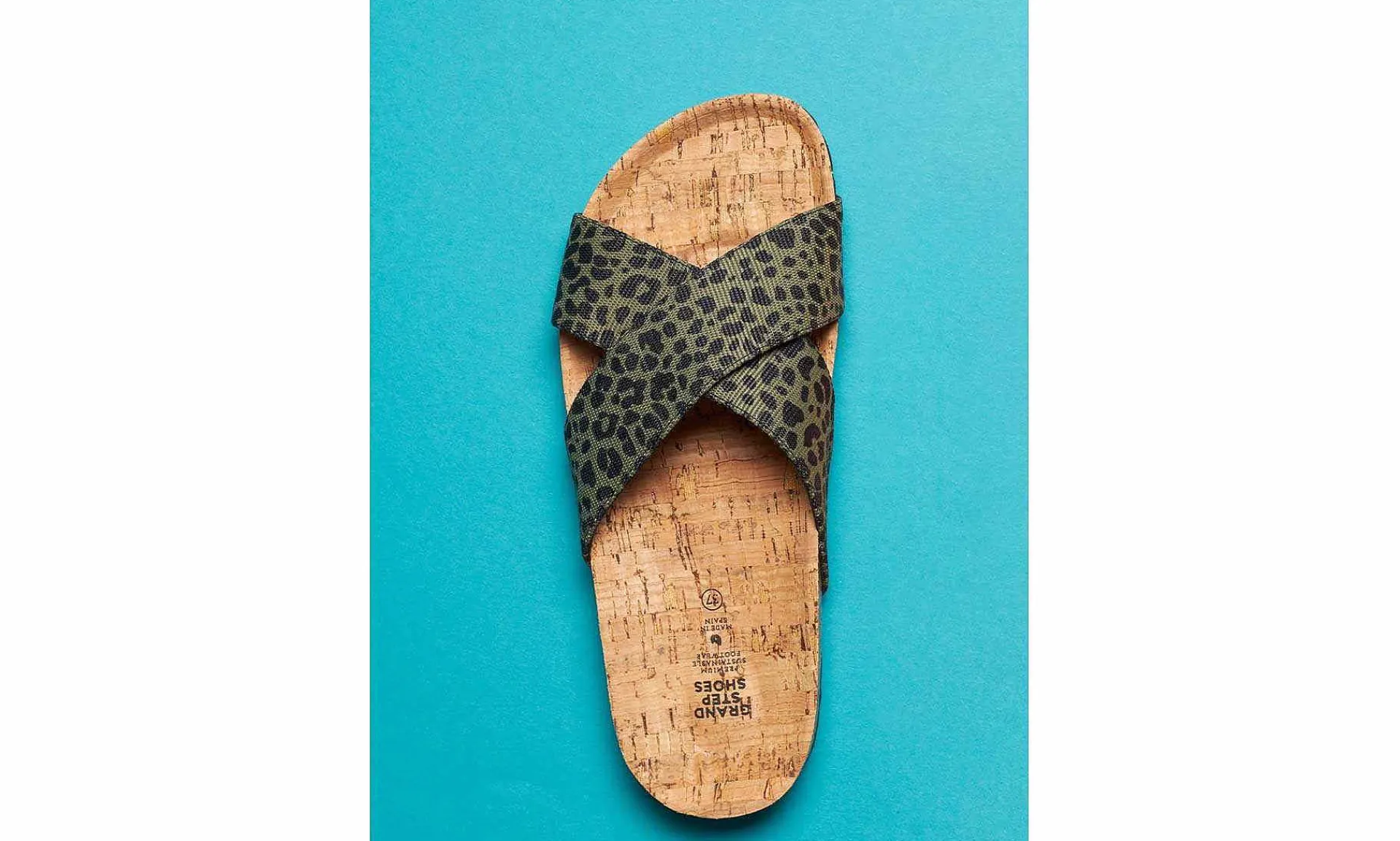 Damen Grand Step Shoes Lilo Animal Olive