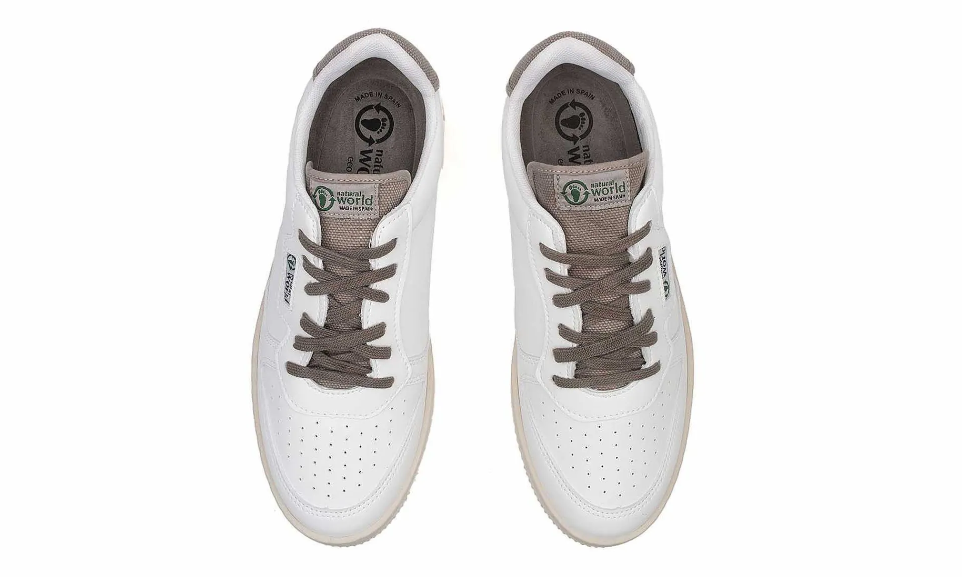 Damen Natural World Lowcut Sneaker White/Grey