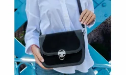 Accessoires ASHOKA Paris Marilyn Apple Skin & Black Faux Suede