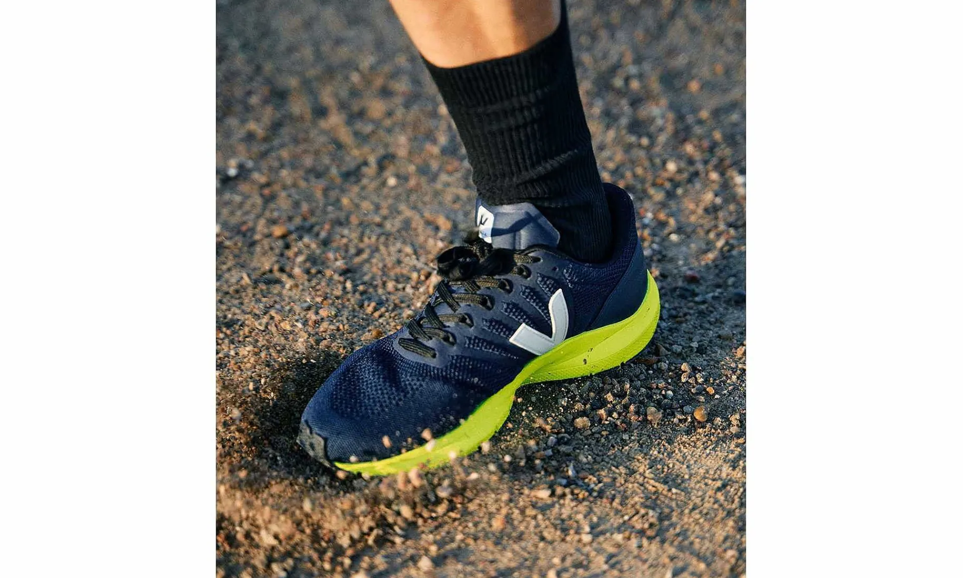 Damen Veja Marlin Lt Black Kaki Jaune Fluo