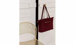 Accessoires ASHOKA Paris Mia Bordeaux Faux Suede