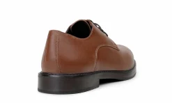 Damen Green Laces Olof Derby Shoe Chestnut Brown