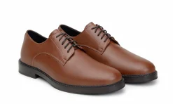 Damen Green Laces Olof Derby Shoe Chestnut Brown