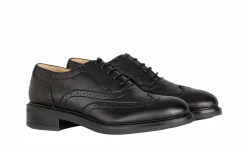 Damen Solari Milano Oxford Brogue Woman Black