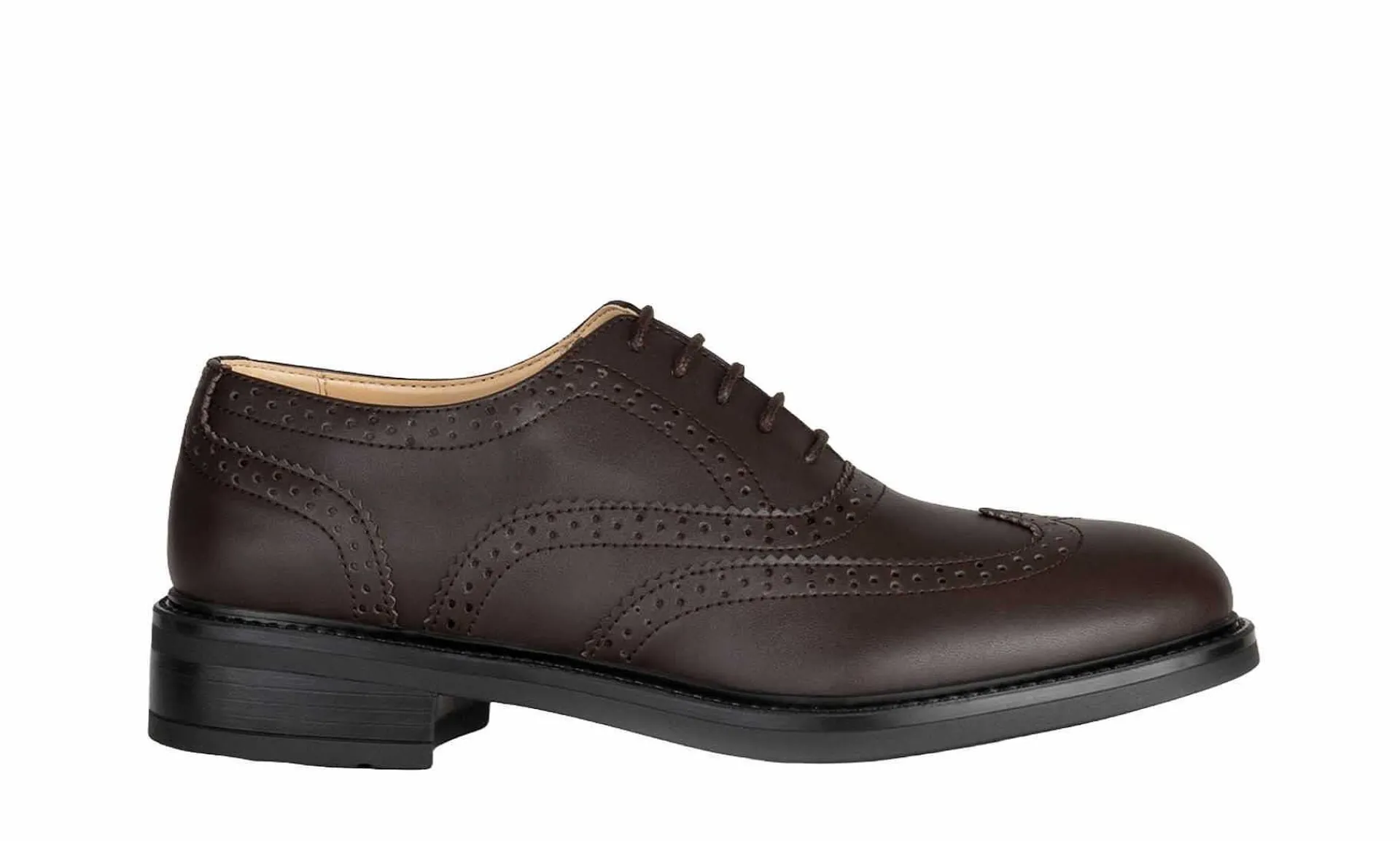 Damen Solari Milano Oxford Brogue Woman Brown