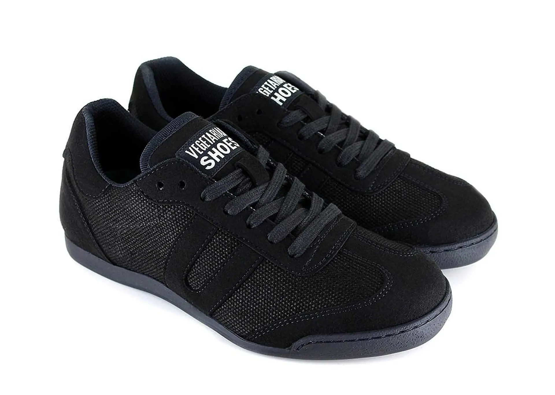 Damen Vegetarian Shoes Panther 2 Hemp Sneaker Black