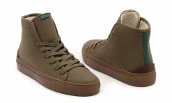 Damen Vesica Piscis Plato Kaki Winter