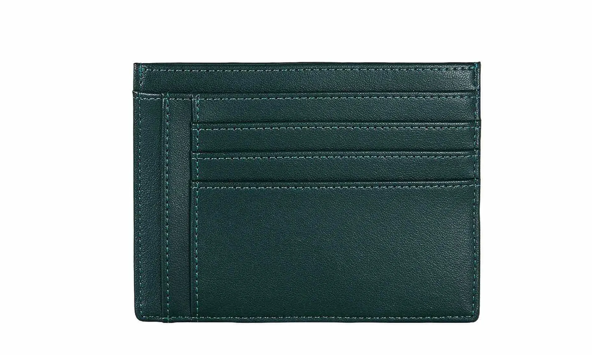 Accessoires ASHOKA Paris Porte Cartes Zippe Apple Skin Green