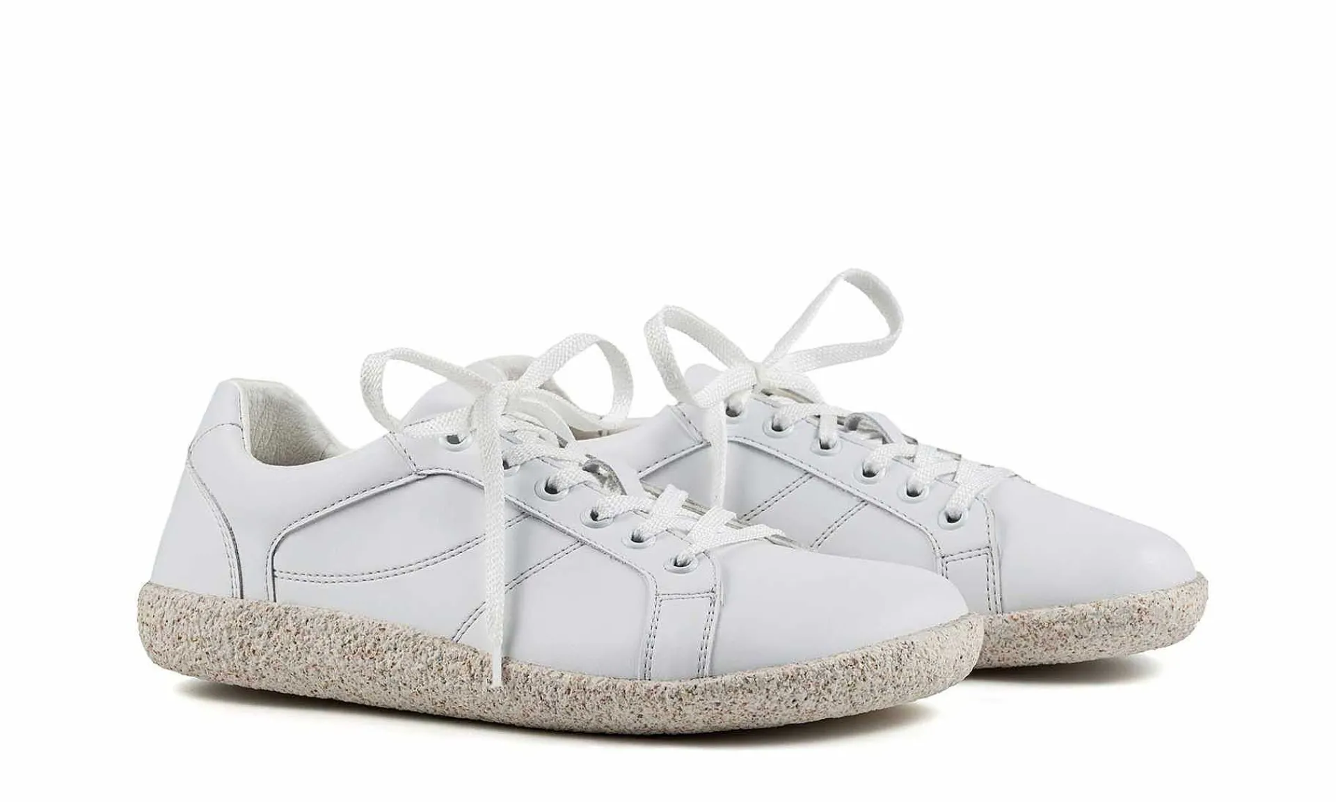 Herren Ahinsa Shoes Pura Comfort Sneakers - White