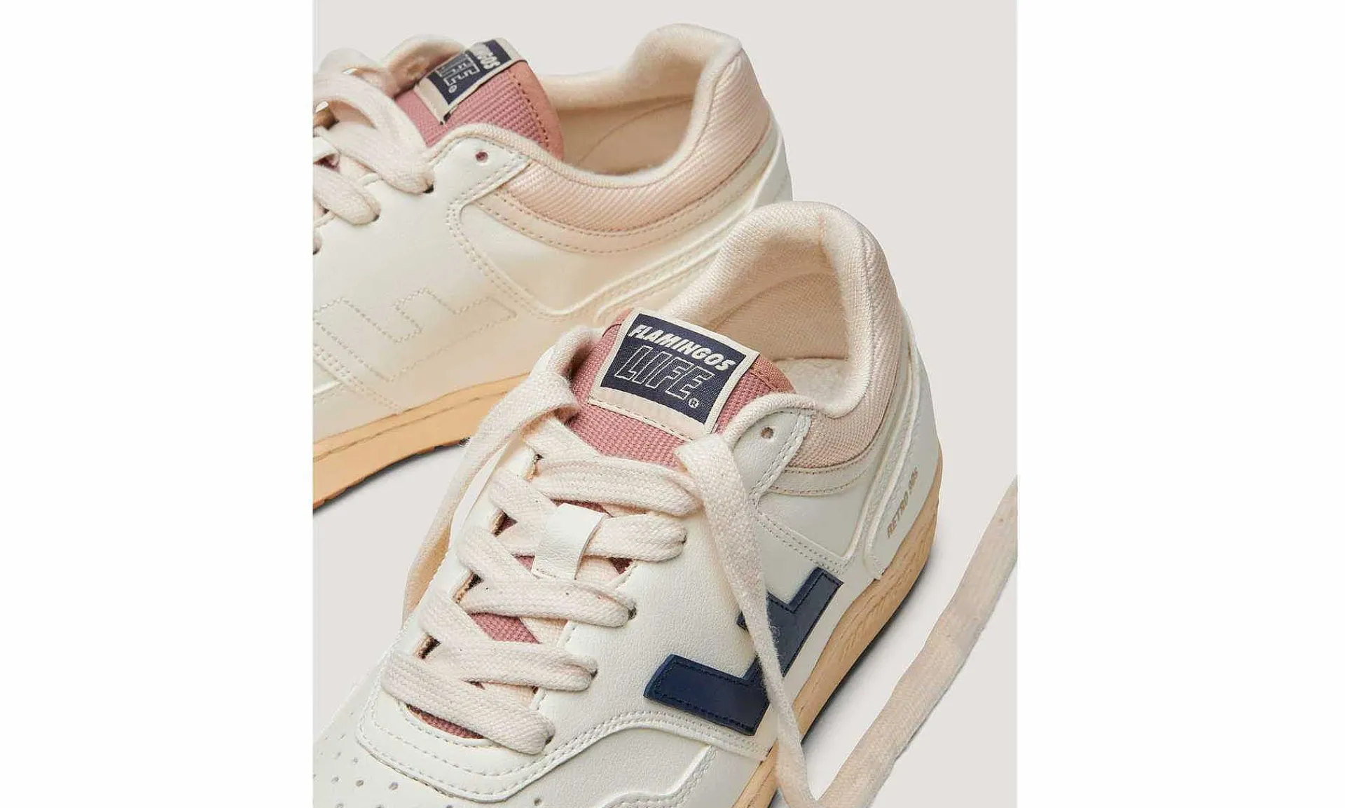 Damen Flamingos Life Retro 90S Pearl Navy Caramel