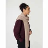 Accessoires Melawear Rippstrick Schal Nagna Mushroom