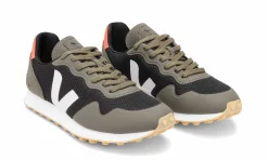 Damen Veja Sdu Rec Alveomesh Black White Kaki