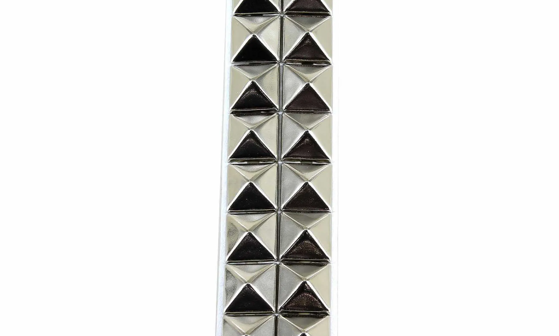 Accessoires Vegetarian Shoes Studded Belt Pyramid White