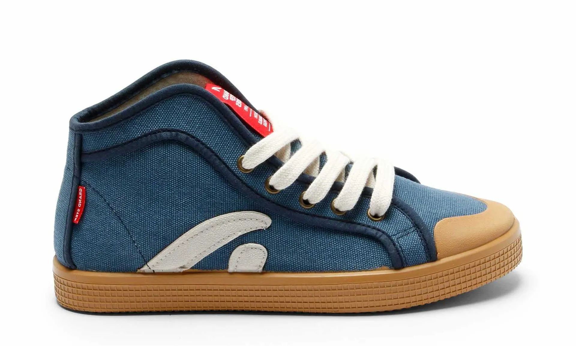 Damen Grand Step Shoes Taylor High Blue Washed