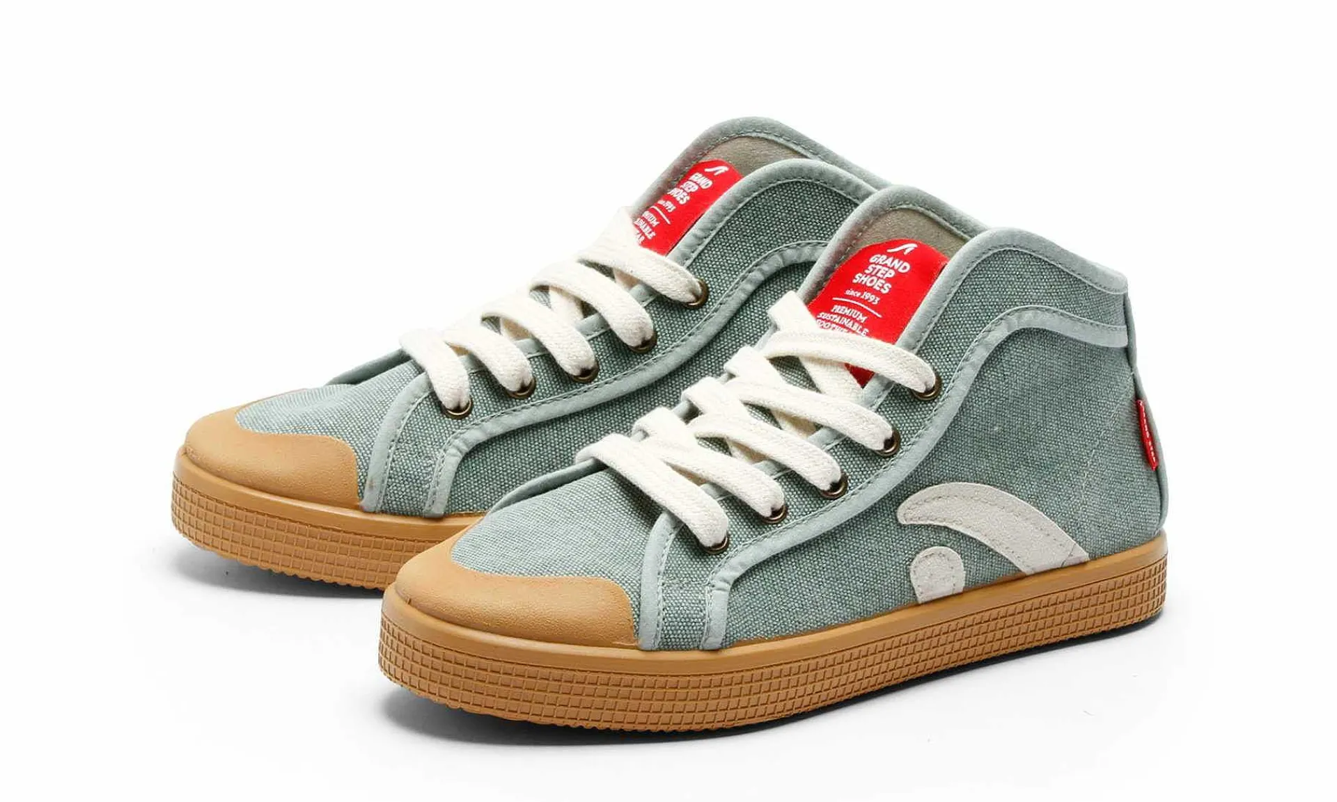Damen Grand Step Shoes Taylor High Seagreen Washed