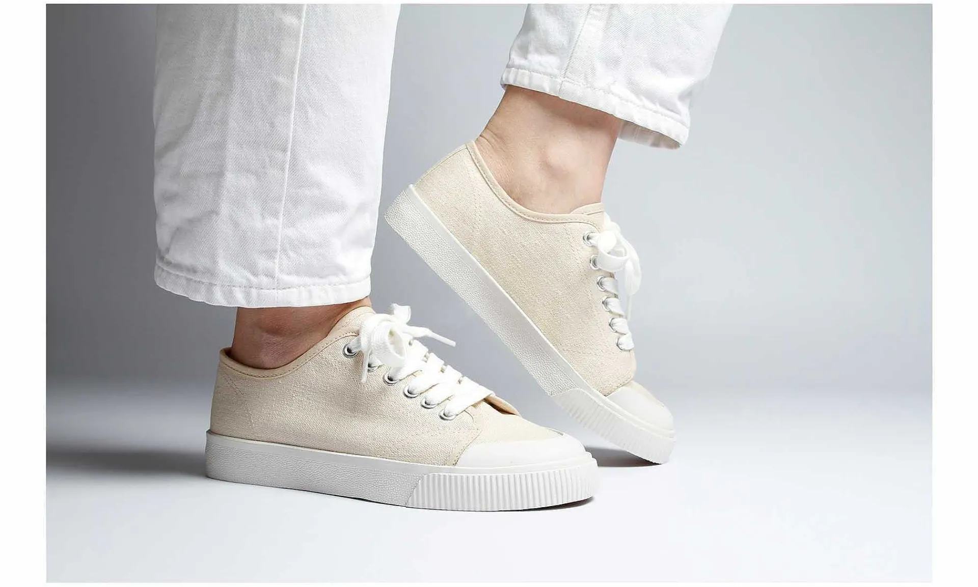 Damen Grand Step Shoes Trudy Offwhite
