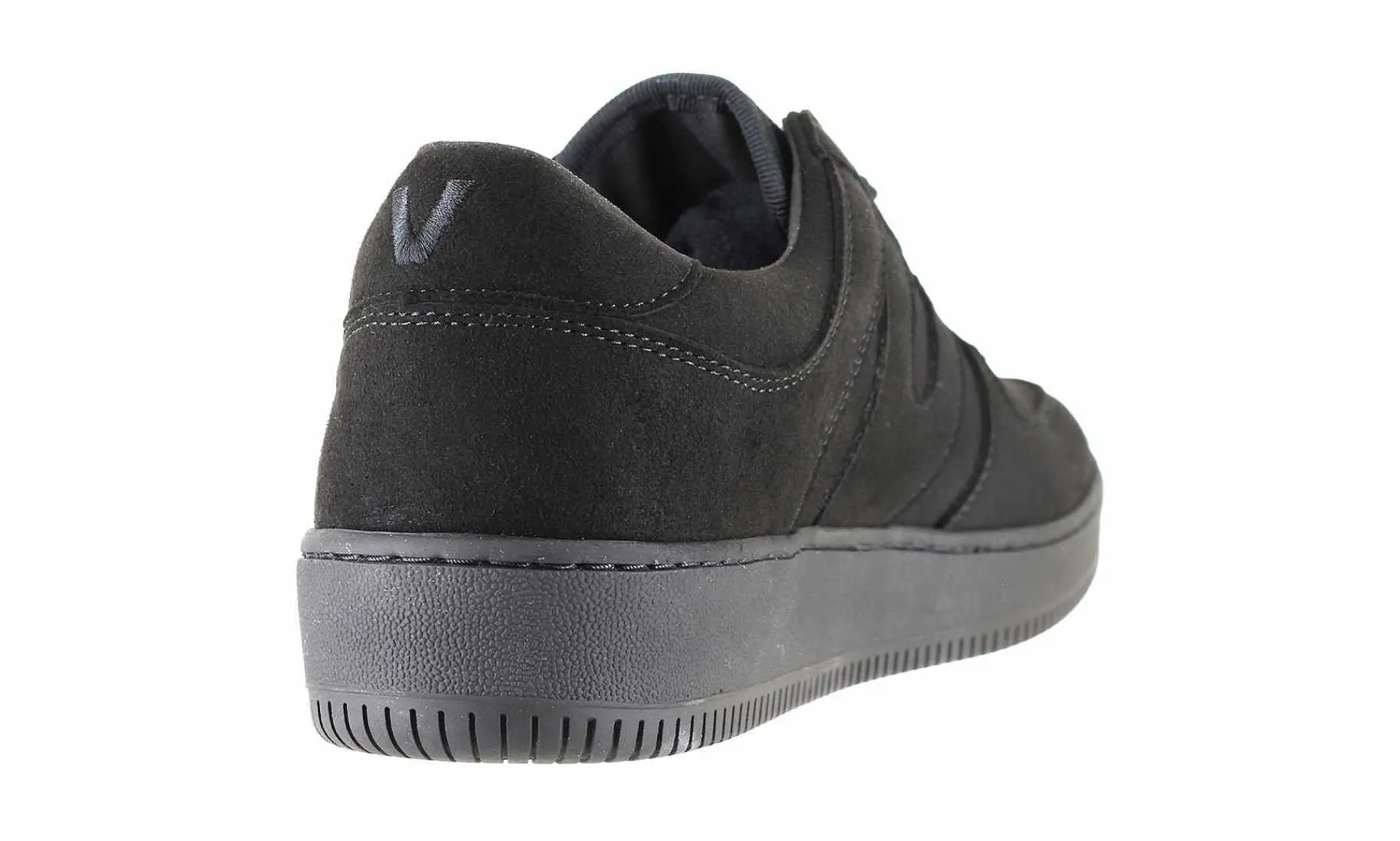 Damen Vegetarian Shoes Veg Supreme Black Dream Fake Suede