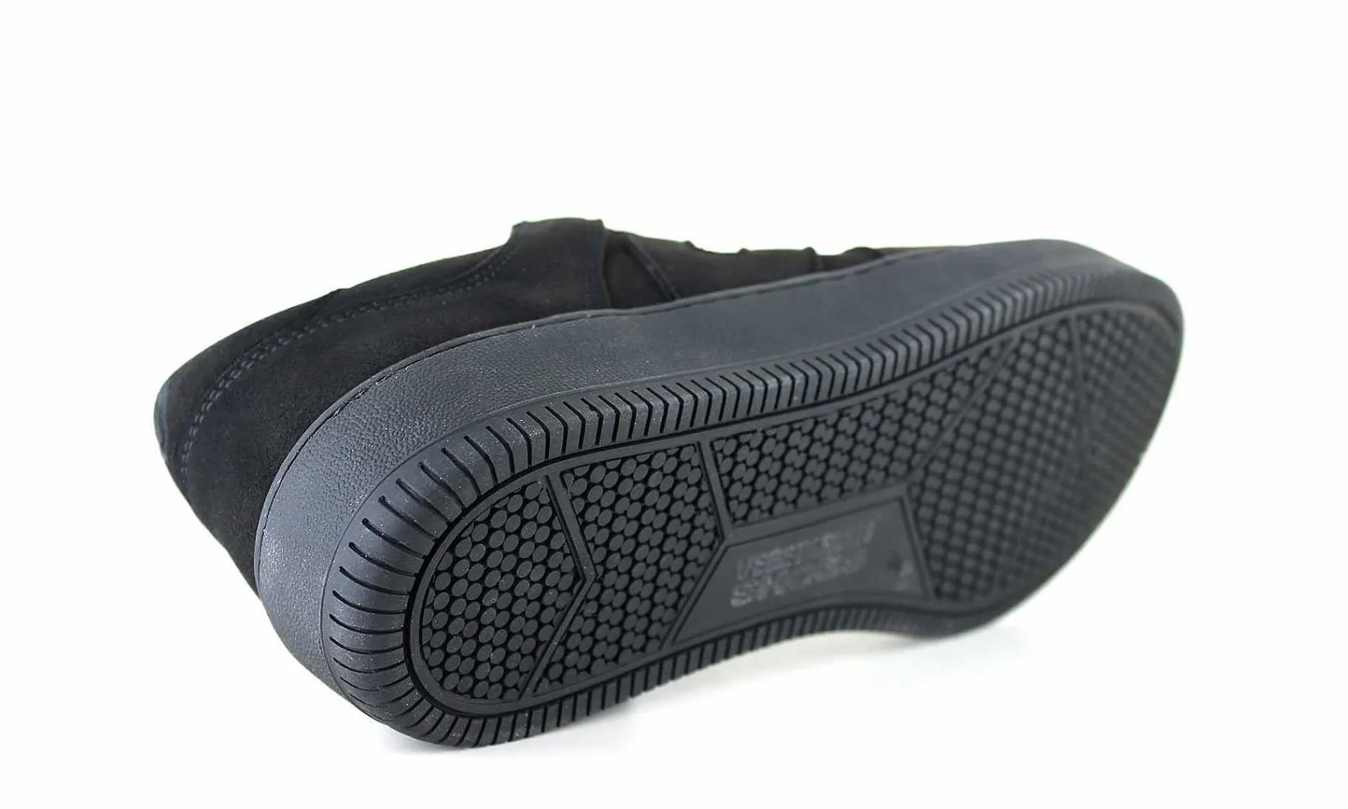 Damen Vegetarian Shoes Veg Supreme Black Dream Fake Suede
