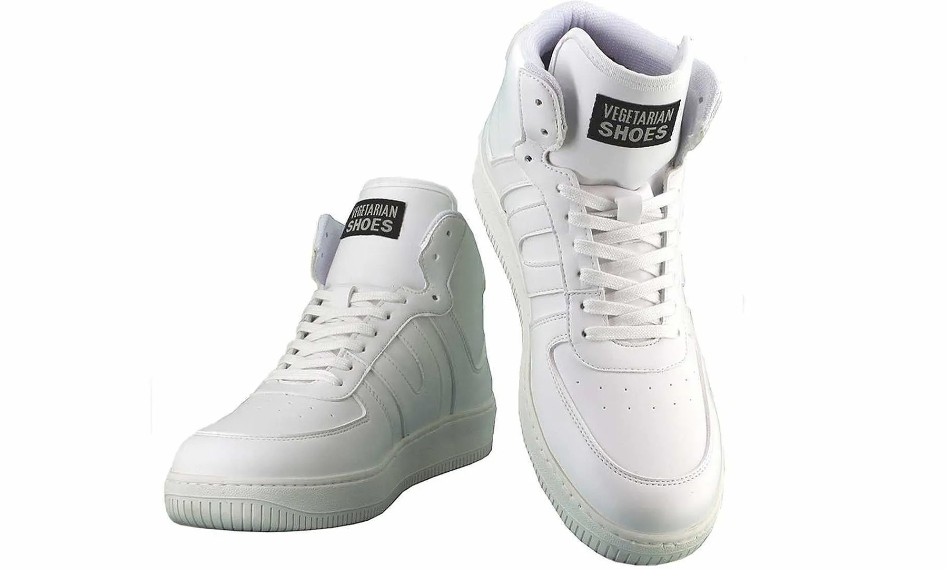 Damen Vegetarian Shoes Veg Supreme Dream Hi Top White